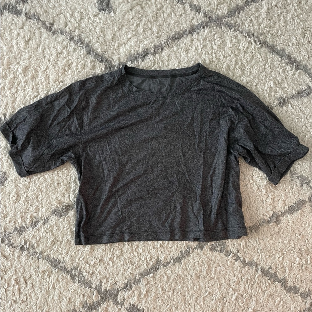 lululemon x soul cycle cropped tee